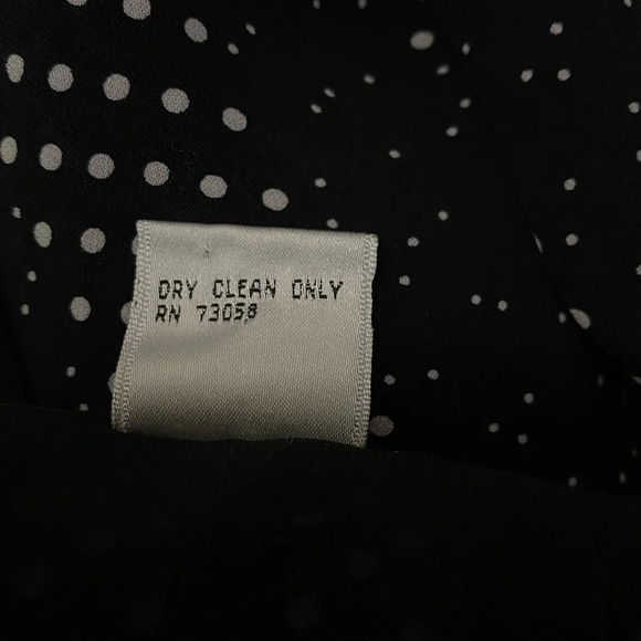 Vintage Talbots Silk Skirt Polka Dot 6P Careerwear - Picture 7 of 10